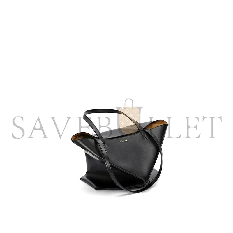 LOEWE MEDIUM PUZZLE FOLD TOTE IN SHINY CALFSKIN A657G50X01-1100 (31.5*25.5*14.5cm) LOEWE MEDIUM PUZZLE FOLD TOTE IN SHINY CALFSKIN A657G50X01-1100 (31.5*25.5*14.5cm)